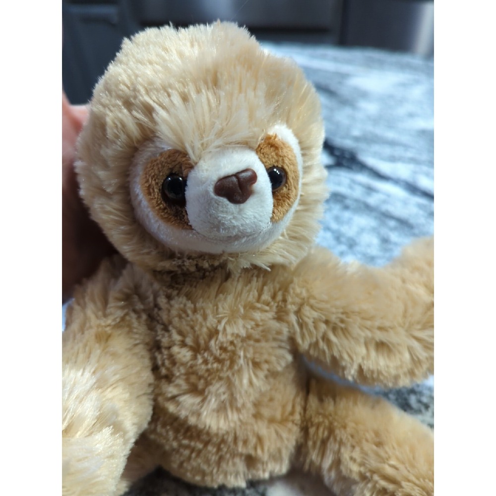 Sloth Plush Toy Destination Nation Small Tan Baby Sloth Soft Fur Stuffed Animal